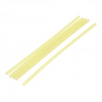 5 Pcs 7x270mm Soldering Iron Hot Melt Glue Stick Yellow Replacement