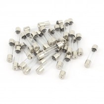 30pcs 6x30mm Quick Blow Fast Acting Cartridge Glass Tube Fuse 1A 250V