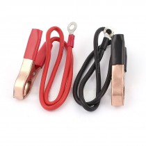 2pcs 46cm 30Amp Alligator Clips Booster Jumper Cable for Car Battery Charger