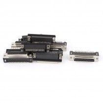 10pcs RS232 Serial DB25 25pin Male Female Solder Connector Jack Socket for PCB