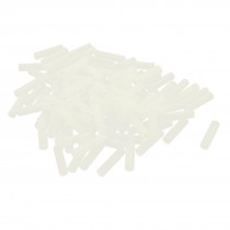 100pcs 5mm x 21mm White Nylon LED Spacer PCB Mount Support Holder