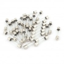 30pcs 6x30mm 8A 250V Quick Blow Low Break Capacity Cylindrical Glass Tube Fuse