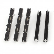 5Pcs Fader Mixer Slide Potentiometer 10K Ohm Linear Pot 60mm Travel 5 Terminals