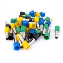 40pcs AWG7 Wire Copper Crimp Connector Insulated Ferrule Pin Cord End Terminal