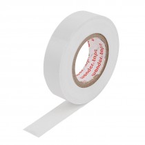 0 7 inch Width Vinyl PVC Self Adhesive Insulated Electrical Tape 59ft Long White
