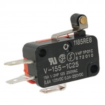 V-155-1C25 Micro Limit Switch Short Hinge Roller Lever Arm SPDT Snap Action NEW