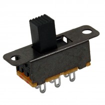 10 Pcs 6.7mm High Knob 6 Pin 3 Position 2P2T DPDT Panel Slide Switch 0.5A 50V DC