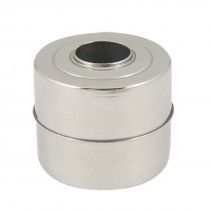 15mm Bore Magnetic Float Sensor Stainless Steel Floating Ball Silver Tone