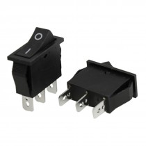 15A/250V 20A/125V 3 Pin ON-ON 2 Position SPDT Snap-in Boat Rocker Switch x 10pcs