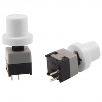 20pcs 8.45 x 8.45mm x 14mm Momentary Tact Tactile Push Button Switch 2 Pin w Cap