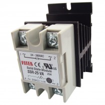Solid state relay Resistance Regulator SSR-25VA 25A 24-380V AC w heat sink