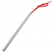 9.5mm x 180mm Red Wire Lead Cartridge Heater Heating Element AC 110V 500W