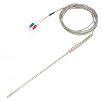 K Type 150mm x 3mm Temperature Controller Earth Thermocouple Probe 2M