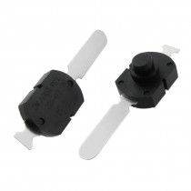 5 x Horizontal 2 Pin Latching Action Push Button Switch for Electric Torch