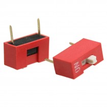 20 Pcs 1 Position 2P Side Style DIP Switch Red