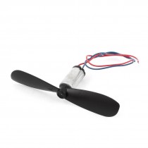 6mmx14mm 2 Wires 90-100MA 48000RPM Magnetic Micro Coreless Motor w Propeller
