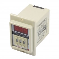 AC/DC 24V 8 Pin 0.01-9.99 Second Digital Timer Time Delay Relay Beige ASY-3D