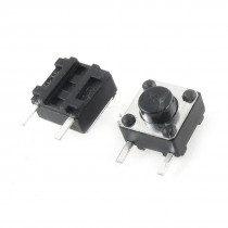 50 x Momentary Tact Tactile Push Button Switch DIP PCB 2 Pin 6 x 6mm x 2.6mm