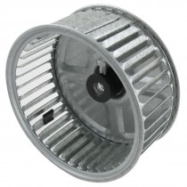 Silver Tone 5" Diameter Centrifugal Motor Fan Impeller 2.3" Height