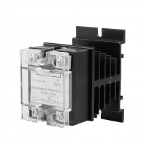 Solid State Relay Voltage Resistance Regulator 25A 25-380V AC + Heat Sink Hnoul