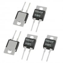 5 Pcs 60 Celsius NO Normal Open Temperature Switch Thermostat KSD-01F H60C