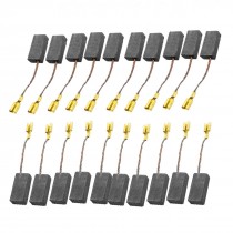 20 Pcs 19/32" x 5/16" x 1/5" Angle Grinder Electric Motor Carbon Brushes