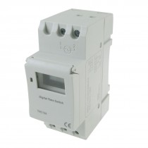 DIN Rail Mounting Weekly Digital Programmable Electronic Timer THC15A DC 24V