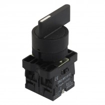 22mm Latching 2 NO Long Handle 3-Position Rotary Selector Switch ZB2-EJ33