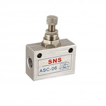 G1/8" Pipe Bore One Way Metal Flow Control Valve ASC-06