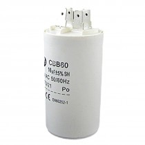 Washers 16uF 450VAC CBB60 Non Polar Motor Run Capacitor