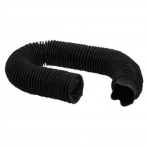 Double Cuff End Black Rubber Corrugated Molded Bellows
