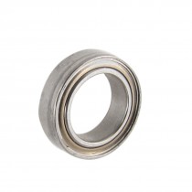 11mm x 7mm x 3mm Shielded Deep Groove Radial Ball Bearing Silver Tone