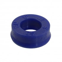 Blue PU 12mm x 22mm x 8mm Double Lip Sealing Cushion Dust Seal Ring