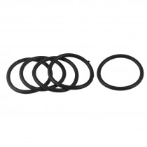 43mm x 3.5mm x 36mm Rubber Sealing Oil Filter O Rings Gaskets 5 Pcs
