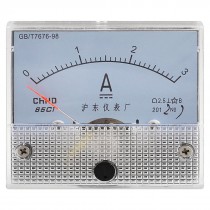 Class 2.5 Accuracy DC 0-3A Scale Analog Ampere Current Panel Meter