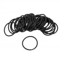50 Pcs Nitrile Rubber O Ring Oil Sealing Grommets 35mm x 2.5mm