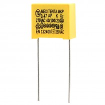 0.47uF Polypropylene Film DIP Safety Capacitors 10 Pcs