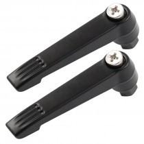 M6 6mm Female Thread Metal Machine Fixing Adjustable Handles 2 Pcs