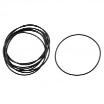 10 Pcs Black Rubber Oil Seal O Ring Gasket Washers 60mm x 57mm x 1.5mm