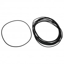 190mm x 3.5mm Black Nitrile Rubber O Ring Washer Grommets 10 Pcs