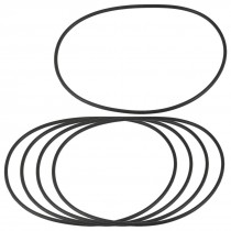 115mm x 200.3mm x 2.65mm Rubber Sealing Oil Filter O Rings Gaskets 5 Pcs