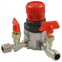 12.5mm Dia Male Dual Threaded Pressure Valve for Air Compressor