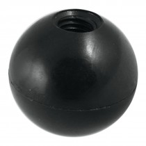 Round Plastic 35mm Diameter Ball Knob Handle Black 