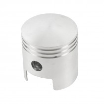 Silver Tone Aluminum Alloy 45mm x 45mm Engine Air Compressor Piston