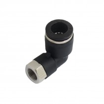 Air Pneumetic 10mm to 1 8" PT Female Thread Connector Elbow Quick Fitting
