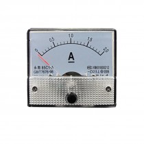Analogue Direct Current 0-2A Ampere Ammeter White