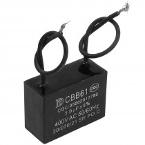 CBB61 AC450V 3uF Air Conditioner Electric Fan Running Capacitor