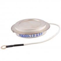 1.6KV 300A KK Silver Tone Round Metal Shell Disc Type Thyristor SCR