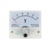 85C1 DC 0-50V Rectangle Analog Volt Panel Meter Gauge