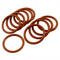 10 Pcs 32mm Outside Dia 3mm Thickness Silicone O Ring Seal Washer